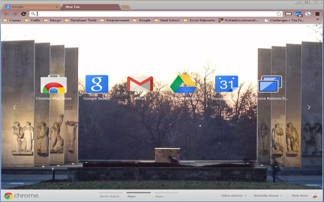 VT Pylons at Sunset Theme  from Chrome web store to be run with OffiDocs Chromium online