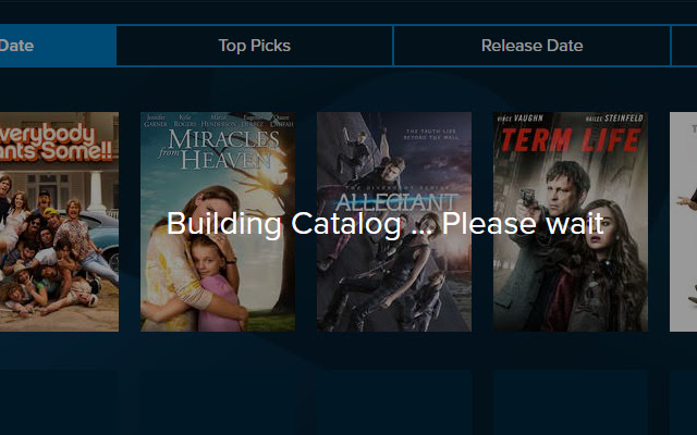 Vudu Catalog  from Chrome web store to be run with OffiDocs Chromium online