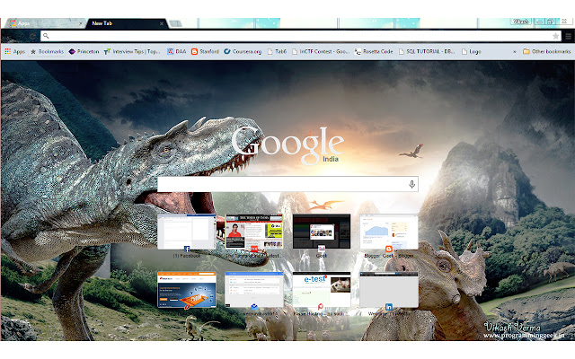 Walking with Dinosaurs  from Chrome web store to be run with OffiDocs Chromium online