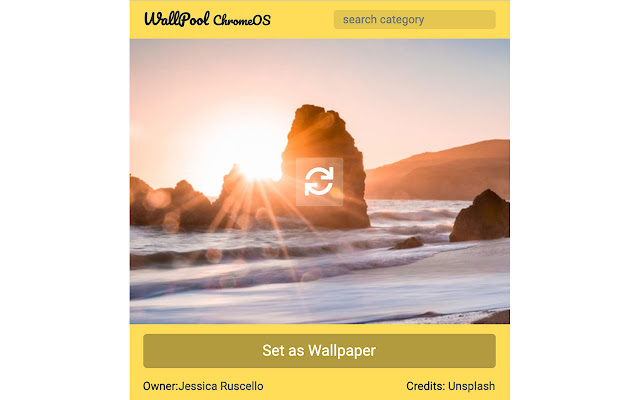 wallpool Wallpaper for ChromeOS  from Chrome web store to be run with OffiDocs Chromium online