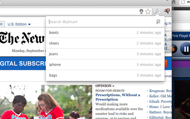 Walmart for Chrome  from Chrome web store to be run with OffiDocs Chromium online