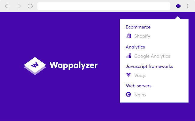 Wappalyzer Technology profiler  from Chrome web store to be run with OffiDocs Chromium online