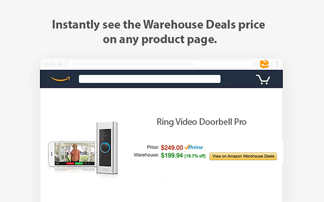 Warehouse Spy for Amazon  from Chrome web store to be run with OffiDocs Chromium online