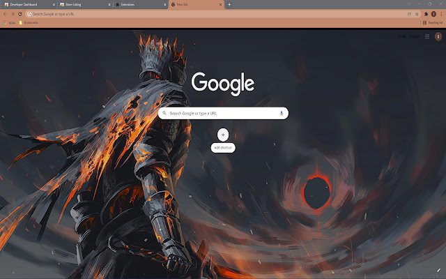 Warrior Holding Sword HD Wallpaper Theme  from Chrome web store to be run with OffiDocs Chromium online