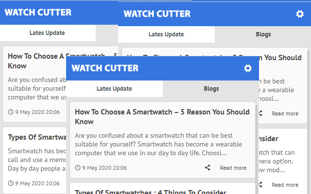 Watch Cutter Latest News Update  from Chrome web store to be run with OffiDocs Chromium online