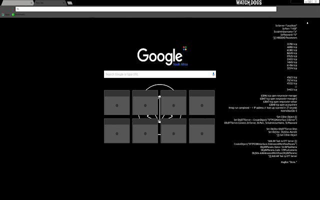 watch_dogs theme  from Chrome web store to be run with OffiDocs Chromium online