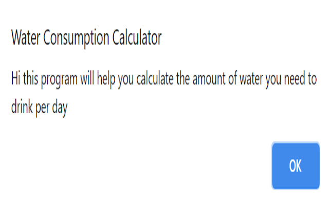 Water Consumption Calculator  from Chrome web store to be run with OffiDocs Chromium online