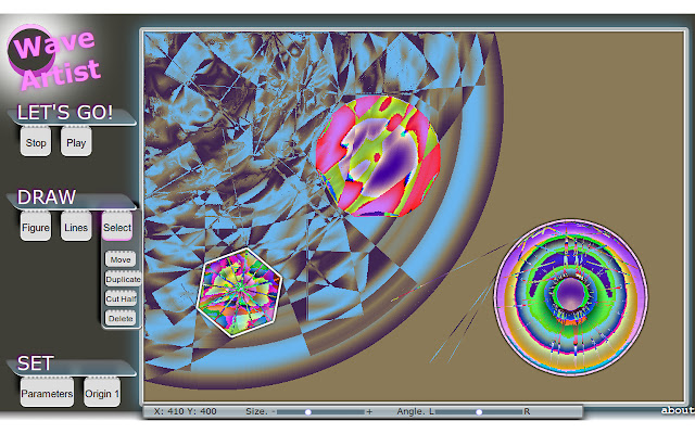 Wave Artist  from Chrome web store to be run with OffiDocs Chromium online