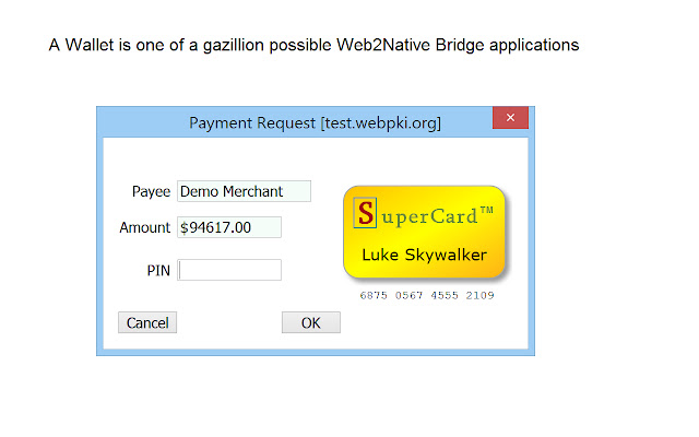 Web2Native Bridge emulator  from Chrome web store to be run with OffiDocs Chromium online