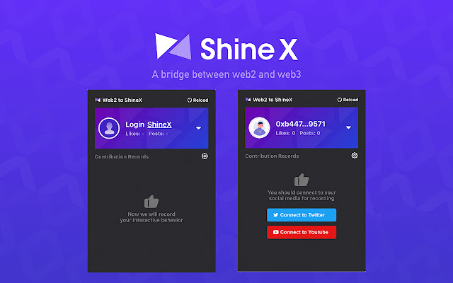 Web2 to ShineX  from Chrome web store to be run with OffiDocs Chromium online