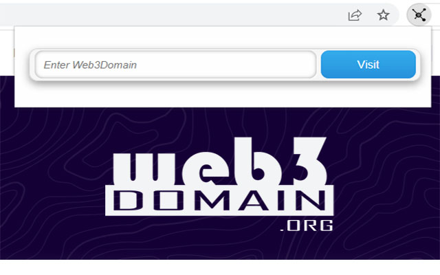 Web3Domain  from Chrome web store to be run with OffiDocs Chromium online