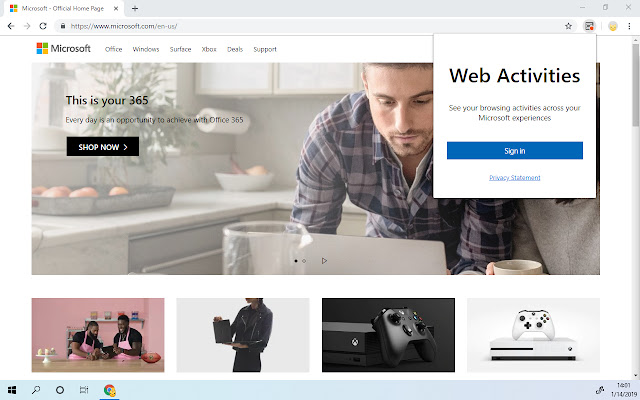 Web Activities  from Chrome web store to be run with OffiDocs Chromium online