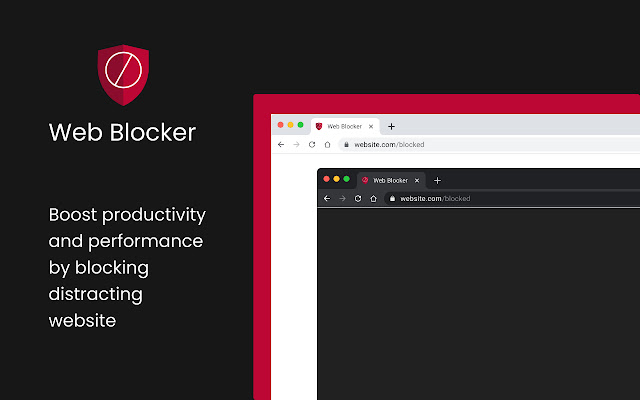 Web Blocker  from Chrome web store to be run with OffiDocs Chromium online