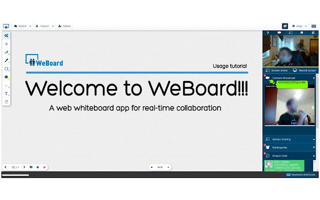 WebBoard Screen Capturing  from Chrome web store to be run with OffiDocs Chromium online