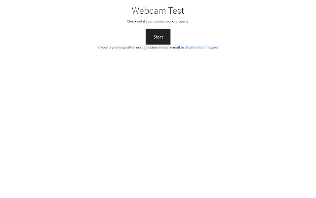 Webcam Test, Test Your Webcam Online  from Chrome web store to be run with OffiDocs Chromium online