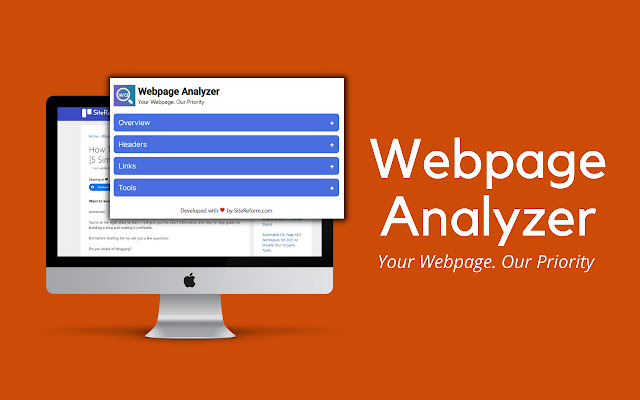 Webpage Analyzer SEO Tool  from Chrome web store to be run with OffiDocs Chromium online