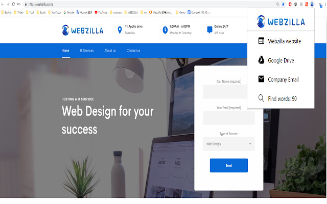 webzilla  from Chrome web store to be run with OffiDocs Chromium online