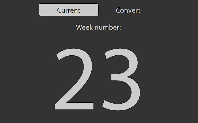 Week number extension  from Chrome web store to be run with OffiDocs Chromium online