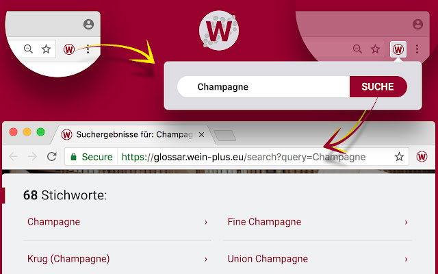 Wein‑Plus  from Chrome web store to be run with OffiDocs Chromium online