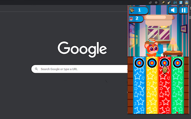 Whack a Mouse Game  from Chrome web store to be run with OffiDocs Chromium online