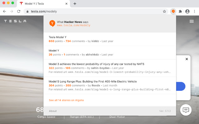 What Hacker News Says  from Chrome web store to be run with OffiDocs Chromium online