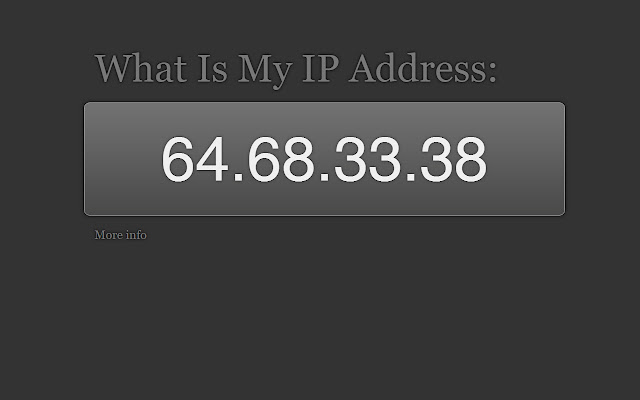 What Is My IP Address  from Chrome web store to be run with OffiDocs Chromium online