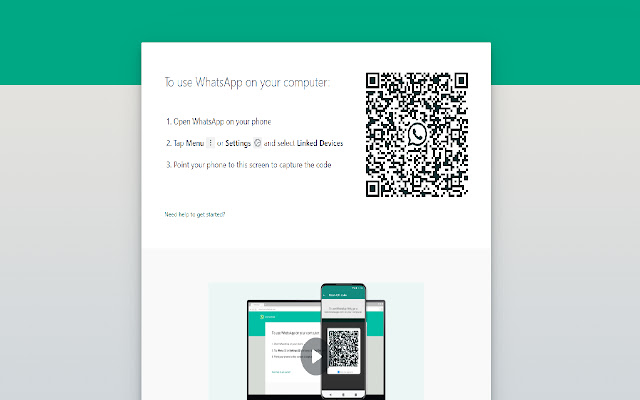 WhatsApp For PC Windows and Mac  from Chrome web store to be run with OffiDocs Chromium online