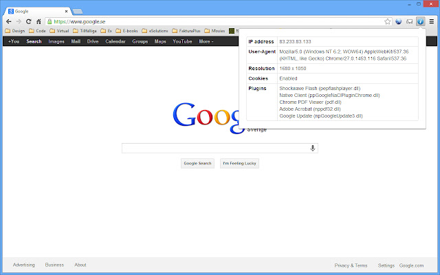 Whats My Info  from Chrome web store to be run with OffiDocs Chromium online