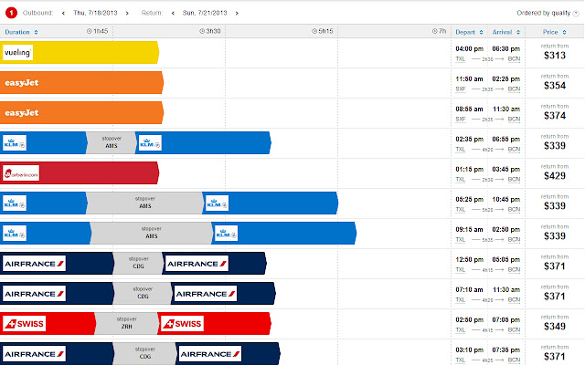 QualAirline Flight Search da Chrome Web Store será executado com o OffiDocs Chromium online