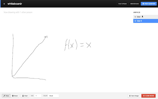 Whiteboardr Web  from Chrome web store to be run with OffiDocs Chromium online