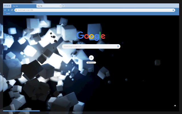 White cubes abstraction  from Chrome web store to be run with OffiDocs Chromium online