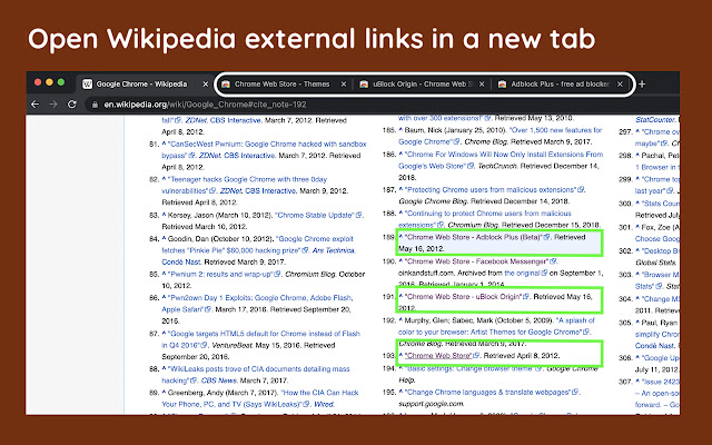 WikipediaNewTab  from Chrome web store to be run with OffiDocs Chromium online