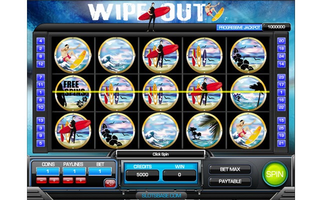 Wipeout Pokie  from Chrome web store to be run with OffiDocs Chromium online