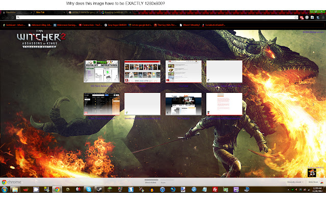 Witcher 2 Theme for Google Chrome  from Chrome web store to be run with OffiDocs Chromium online