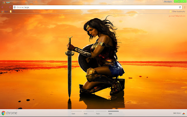 Wonder WomanUltra HD 1366x768  from Chrome web store to be run with OffiDocs Chromium online