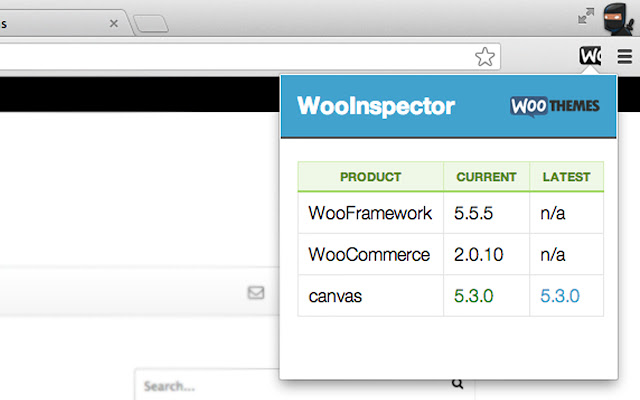 WooInspector  from Chrome web store to be run with OffiDocs Chromium online