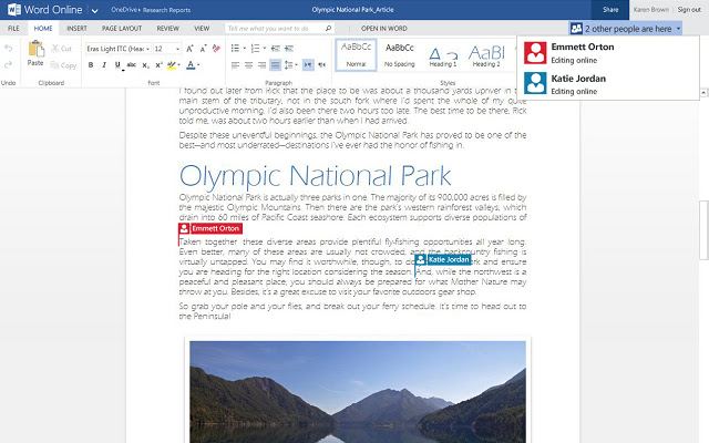 Word for Education Preview  from Chrome web store to be run with OffiDocs Chromium online