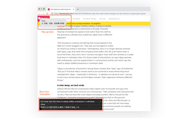 Wordout  from Chrome web store to be run with OffiDocs Chromium online