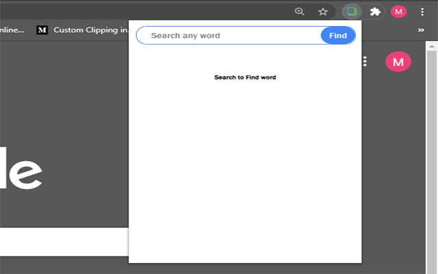 Words Dic  from Chrome web store to be run with OffiDocs Chromium online