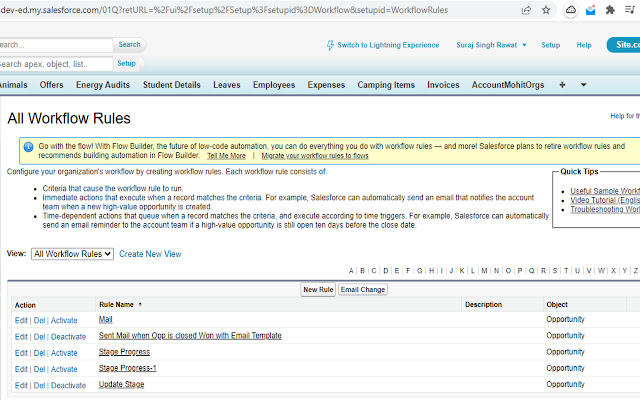 Workflow Email invalidator (Salesforce) จาก Chrome เว็บสโตร์ที่จะเรียกใช้ด้วย OffiDocs Chromium ทางออนไลน์