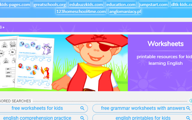 Worksheets for Kids  from Chrome web store to be run with OffiDocs Chromium online