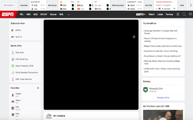 World Cup Spoiler Blocker  from Chrome web store to be run with OffiDocs Chromium online