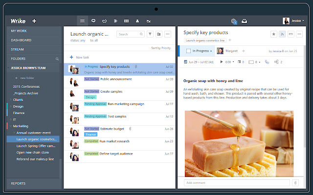 Wrike Project Management  from Chrome web store to be run with OffiDocs Chromium online