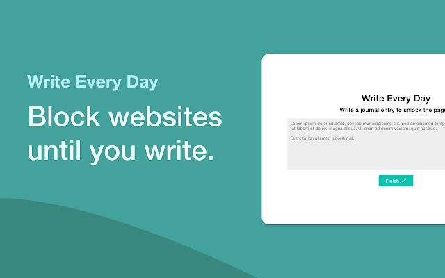 Write Every Day  from Chrome web store to be run with OffiDocs Chromium online