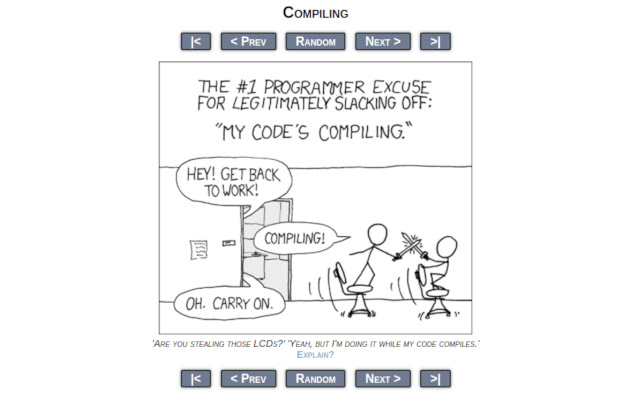 xkcd companion  from Chrome web store to be run with OffiDocs Chromium online