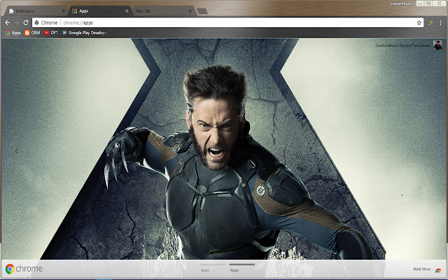 X Men Wolverine Logan Super Hero  from Chrome web store to be run with OffiDocs Chromium online