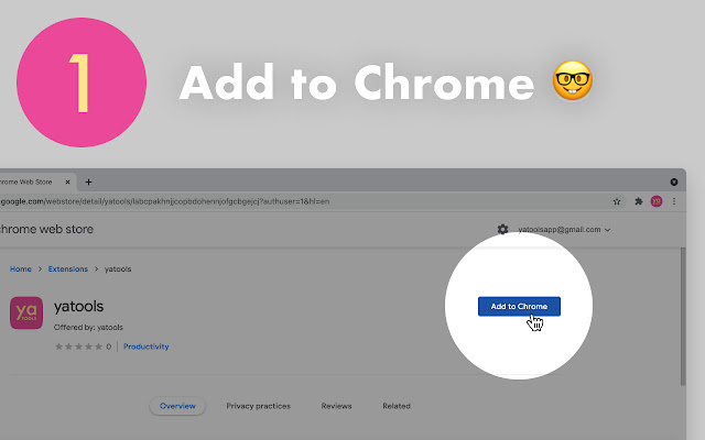 yatools  from Chrome web store to be run with OffiDocs Chromium online