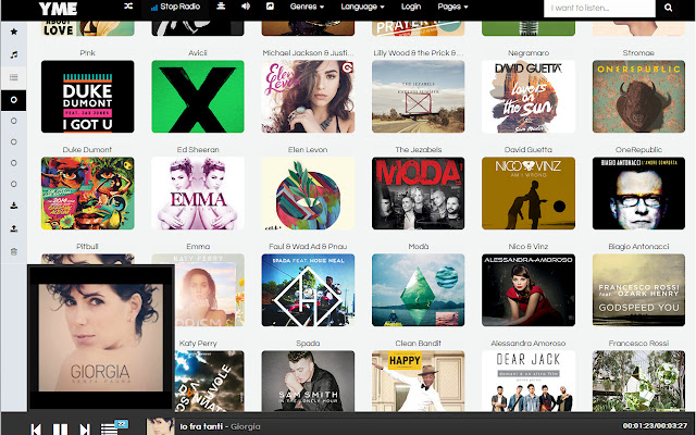 YME Watch and Listen Music  from Chrome web store to be run with OffiDocs Chromium online