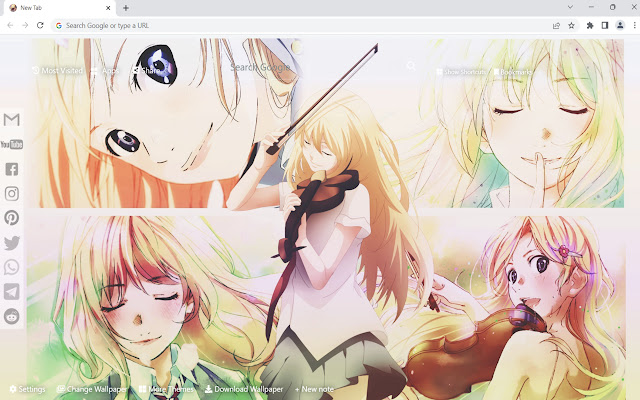 Your Lie In April Wallpaper  from Chrome web store to be run with OffiDocs Chromium online