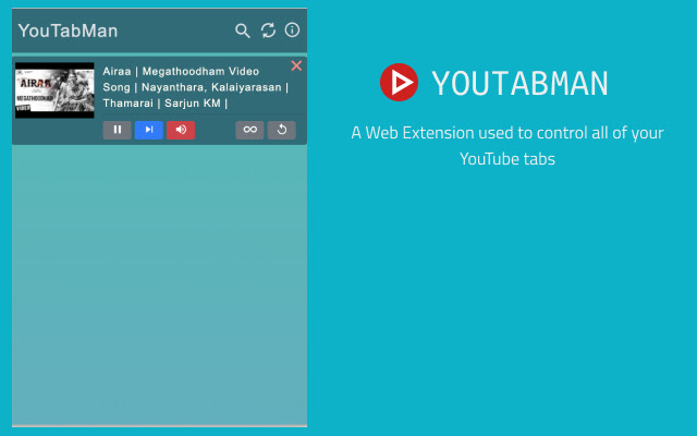 YouTabMan  from Chrome web store to be run with OffiDocs Chromium online